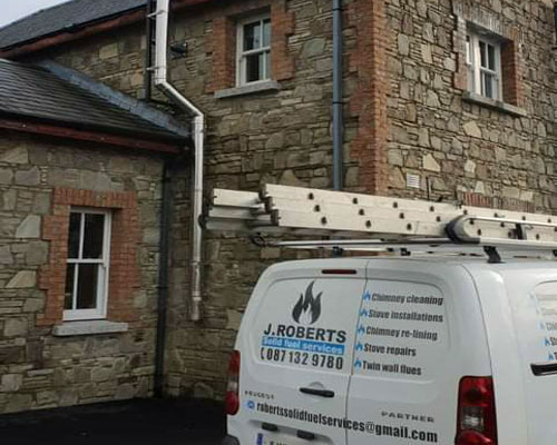 J.Roberts Solid Fuel Services van